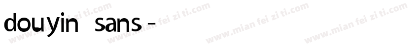 douyin sans字体转换